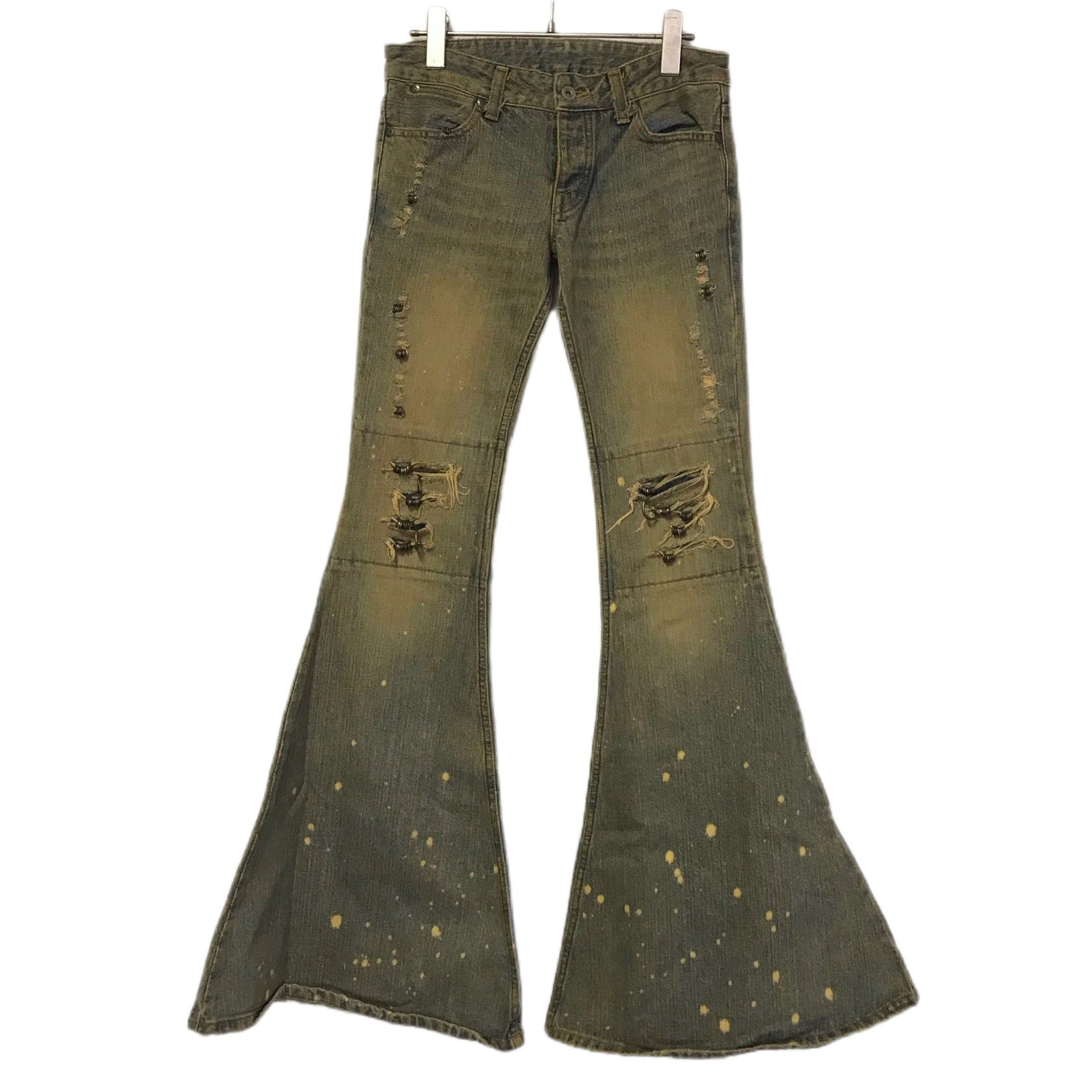 週間売れ筋 max mud NINE WAS SIX IF パンツ flared Y2K jeans パンツ ...