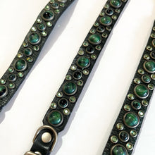 Load image into Gallery viewer, RN Design/Dog collar - Dark green x Malakite Erinite
