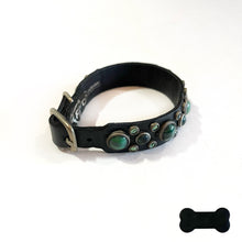 Load image into Gallery viewer, RN Design/Dog collar - Dark green x Malakite Erinite
