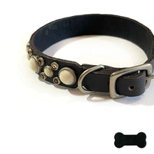 Load image into Gallery viewer, RN Design/Dog collar - Choco Brown x Moon
