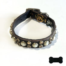 Load image into Gallery viewer, RN Design/Dog collar - Choco Brown x Moon
