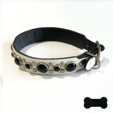 Load image into Gallery viewer, RN Design/Dog collar - White x Black Moon
