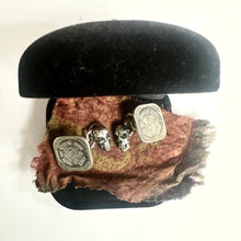 Load image into Gallery viewer, IF SIX WAS NINE/Masked skull &amp; coin cufflinks (2pcs)
