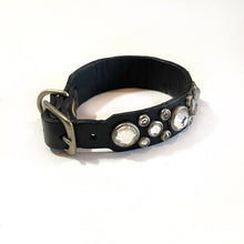 Load image into Gallery viewer, RN Design/Dog collar - Black x Crystal
