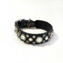 Load image into Gallery viewer, RN Design/Dog collar - Black x Crystal
