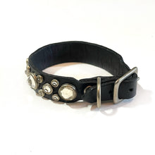 Load image into Gallery viewer, RN Design/Dog collar - Black x Crystal
