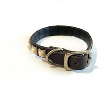 Load image into Gallery viewer, RN Design/Dog collar - Choco Brown x Pyramid White
