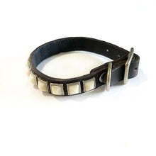 Load image into Gallery viewer, RN Design/Dog collar - Choco Brown x Pyramid White
