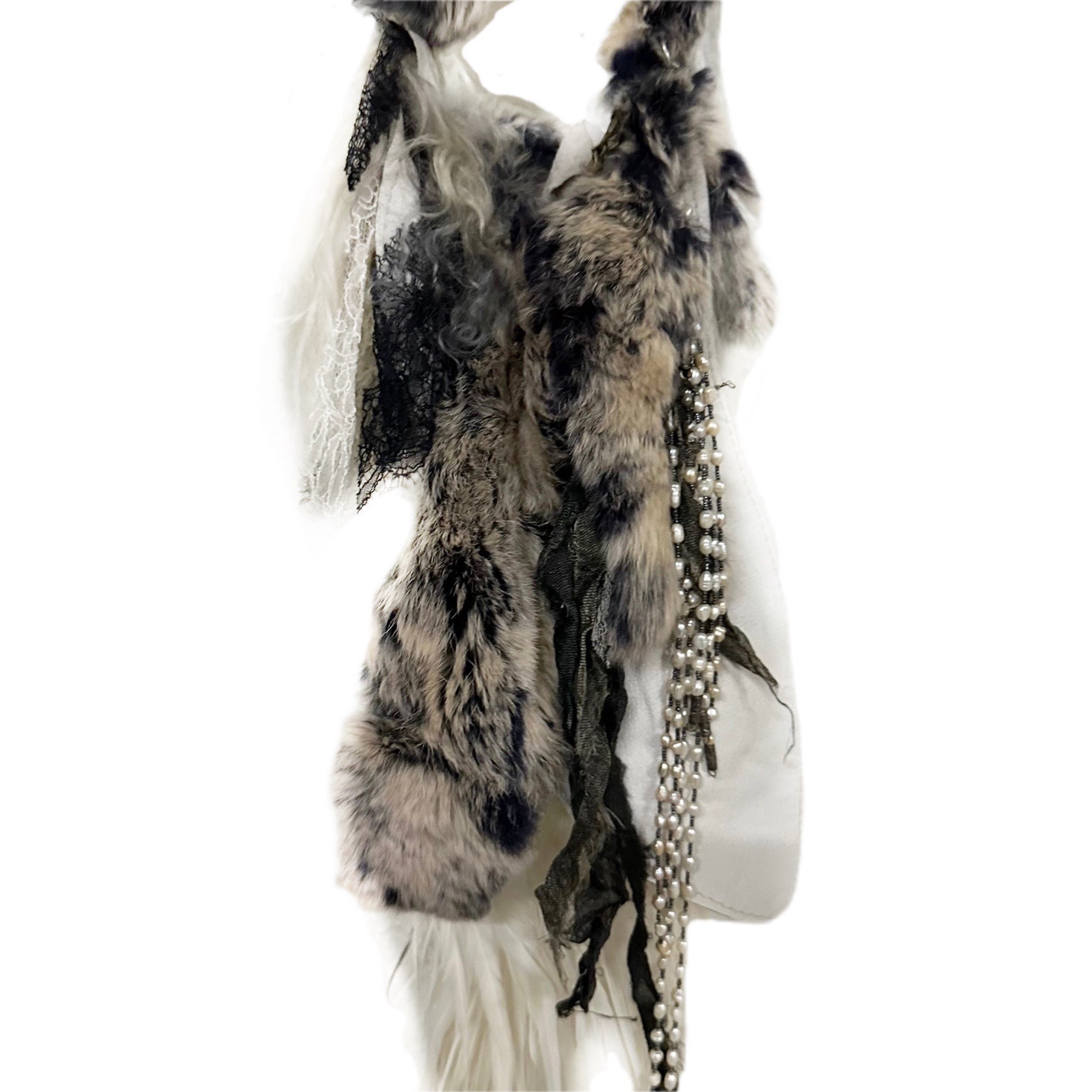 00s ifsixwasnine feather pochette bag - メルカリ