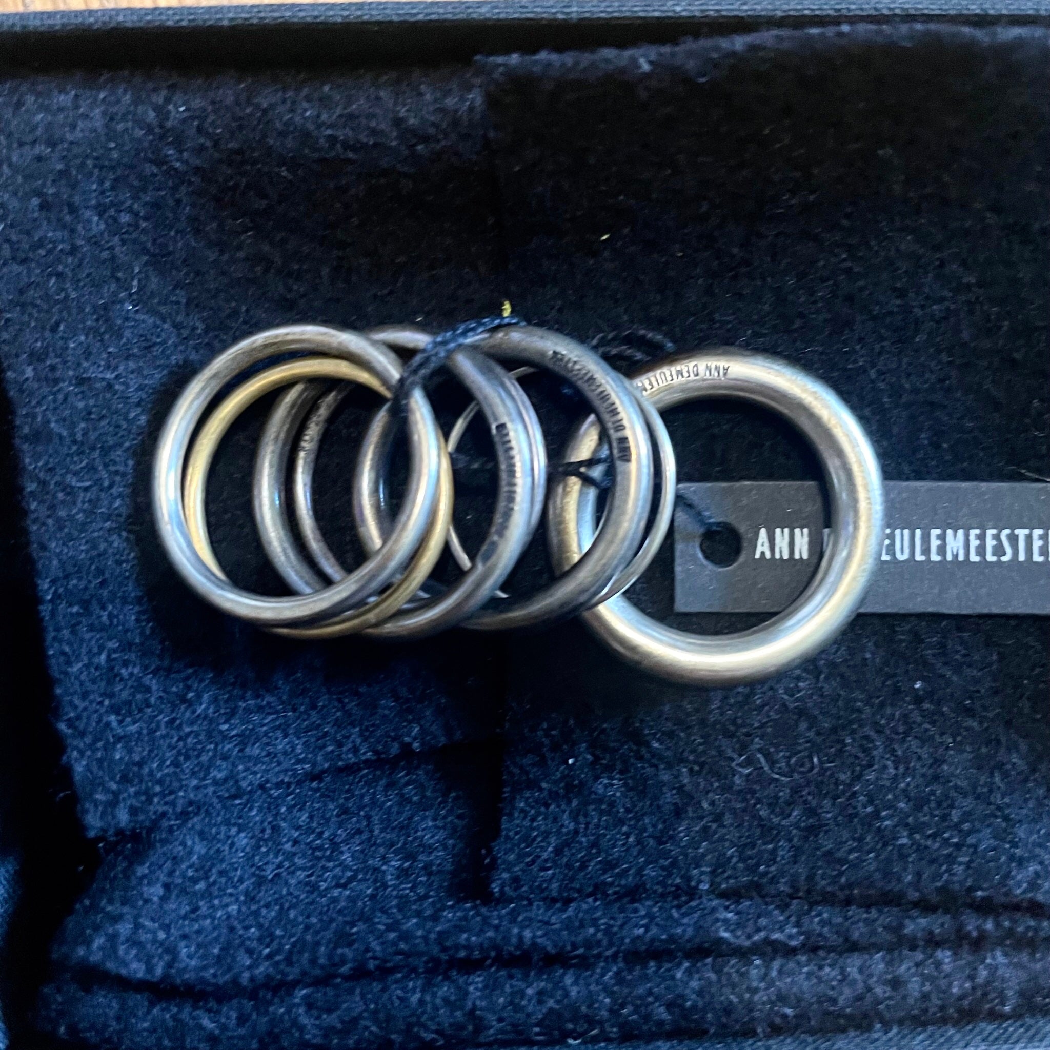 アクセサリー AN DEMEULEMEESTER SEVEN RINGS AN DEMEULEMEESTER SEVEN RINGS