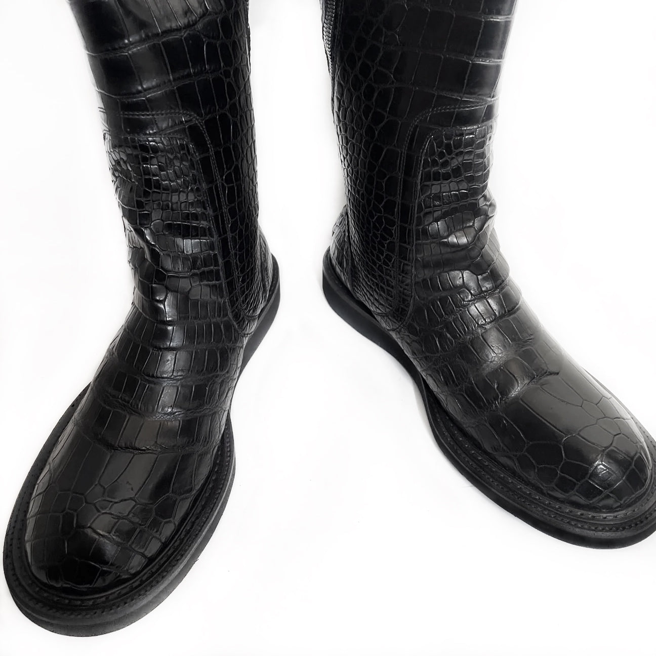 L.G.B.】レザー ブーツ ブラックLUNA 41 26cm LGB L.G.B./LUNA BOOTS